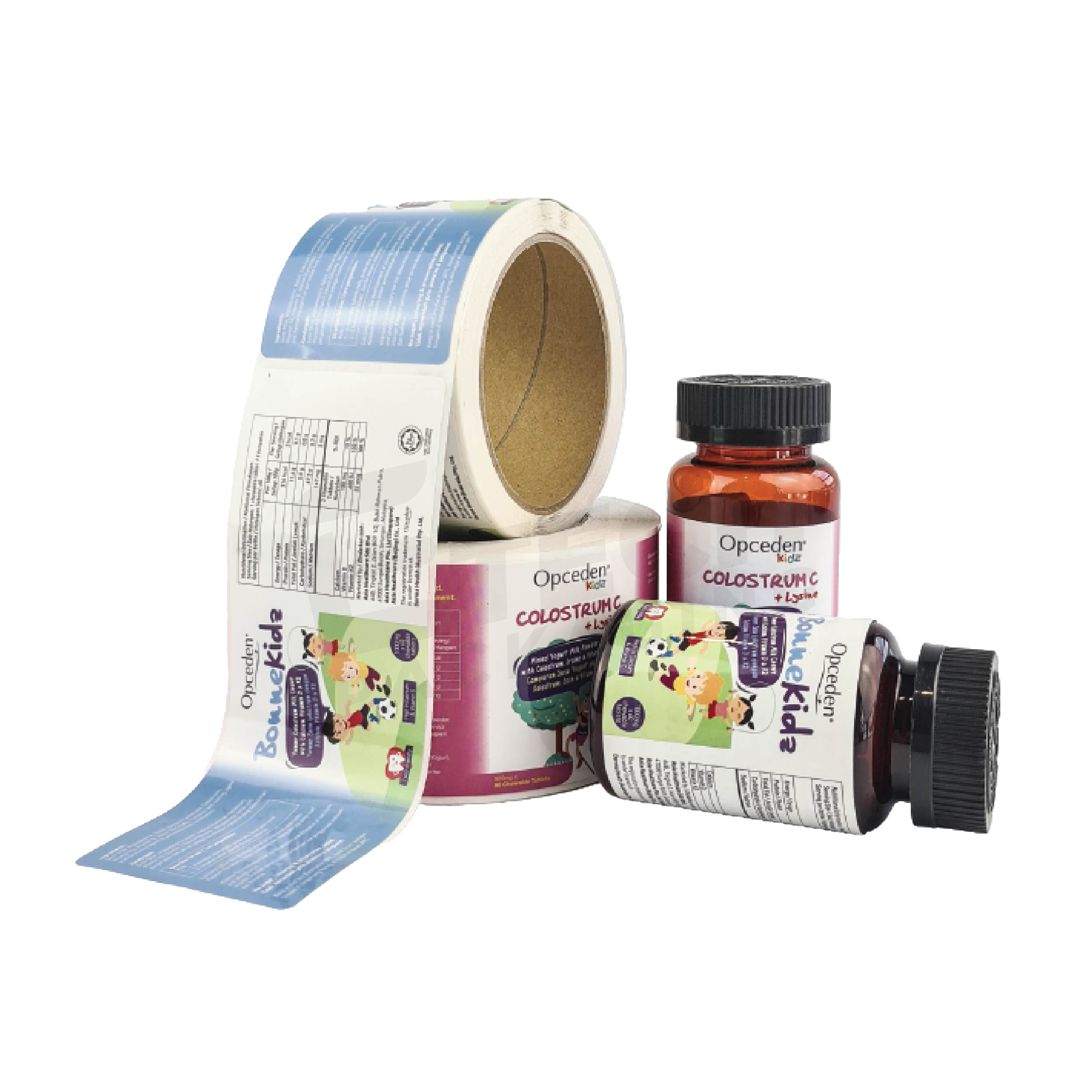 etech packaging white pp sticker